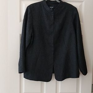 Avenue black with sparkles lined Blazer